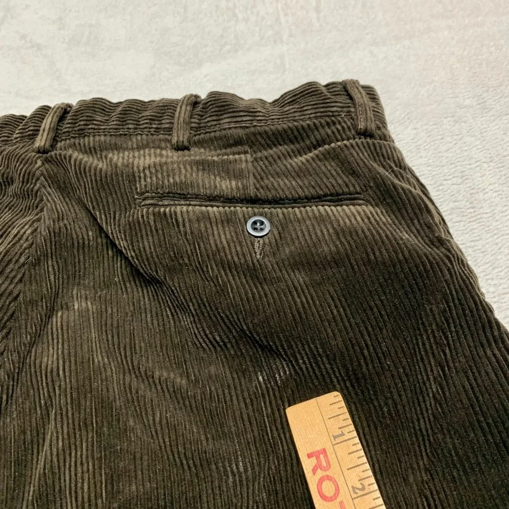 Vtg 90s Polo Ralph Lauren Mens 36x29 Corduroy Pants Khaki Brown Old Money Preppy